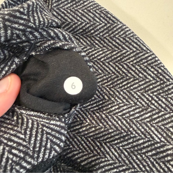 Lululemon Wunder Under HighRise Pant Leggings Womens 6 Heather Black Herringbone - Picture 11 of 11
